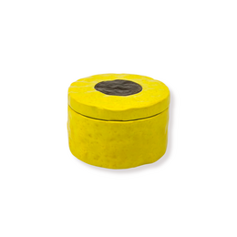 Vorratsglas - Englisches Lakritz - Gelb - 9x9x6cm