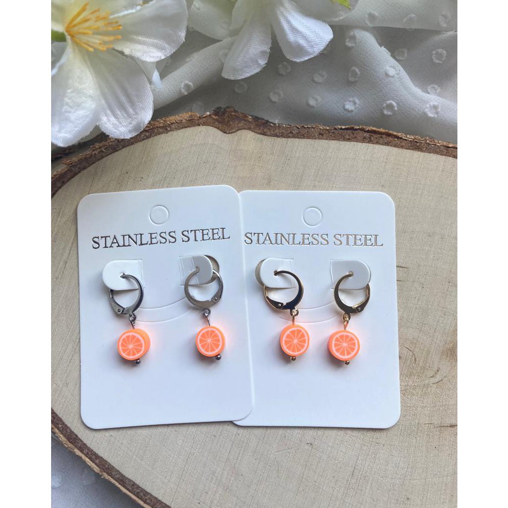Clay Earrings Oranges 🍊