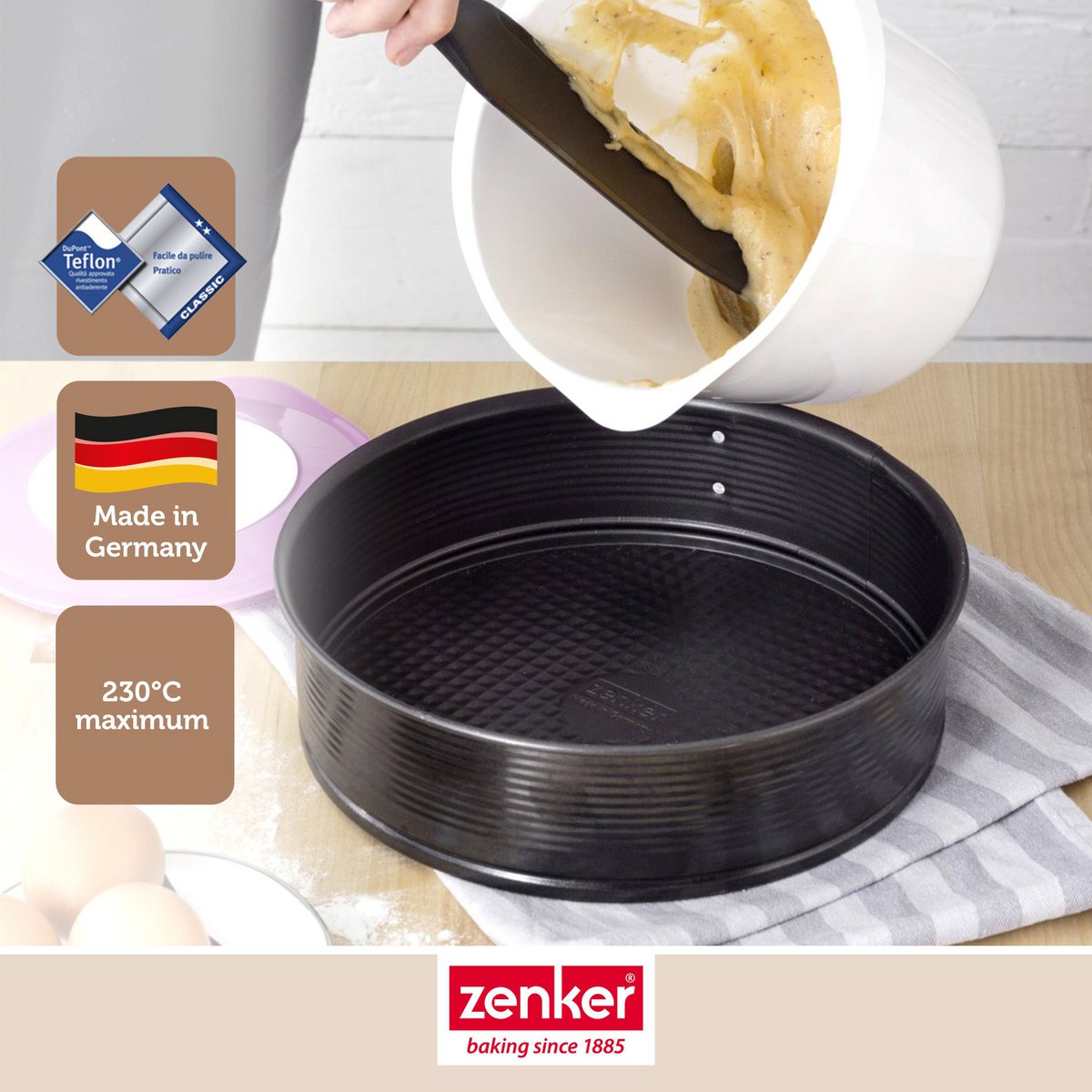 Tortownica Tortownica 30 cm Zenker Black Metallic