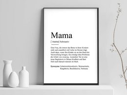 Definitie "mama" poster