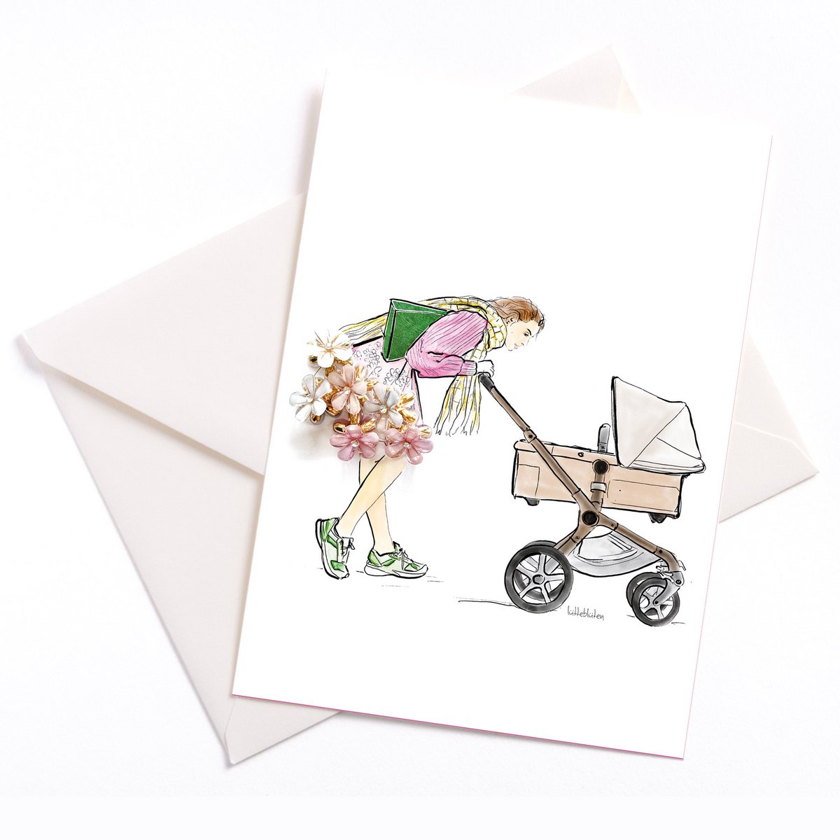 Karte mit Umschlag | Happy Baby