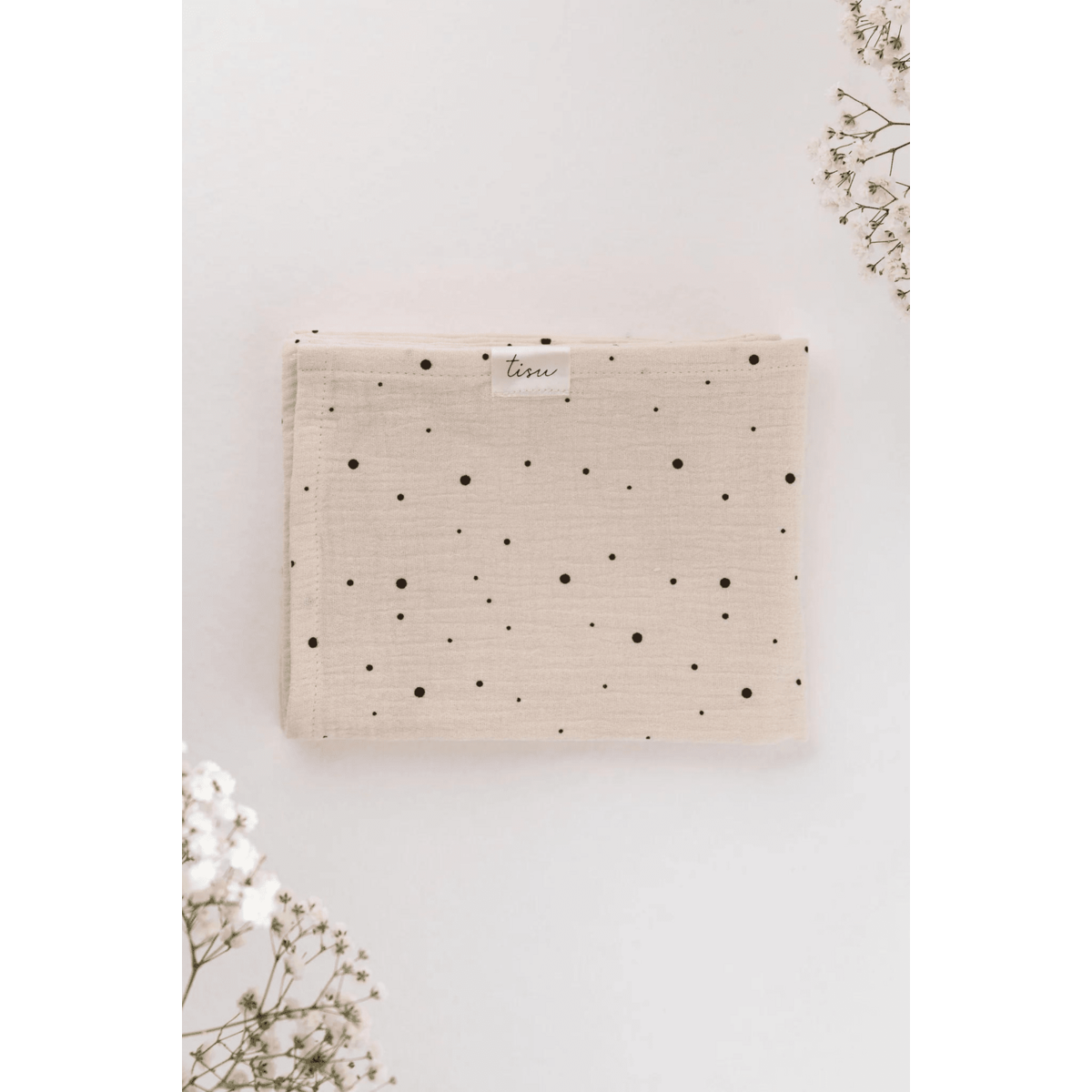 TISU Musselin, Cream Dot