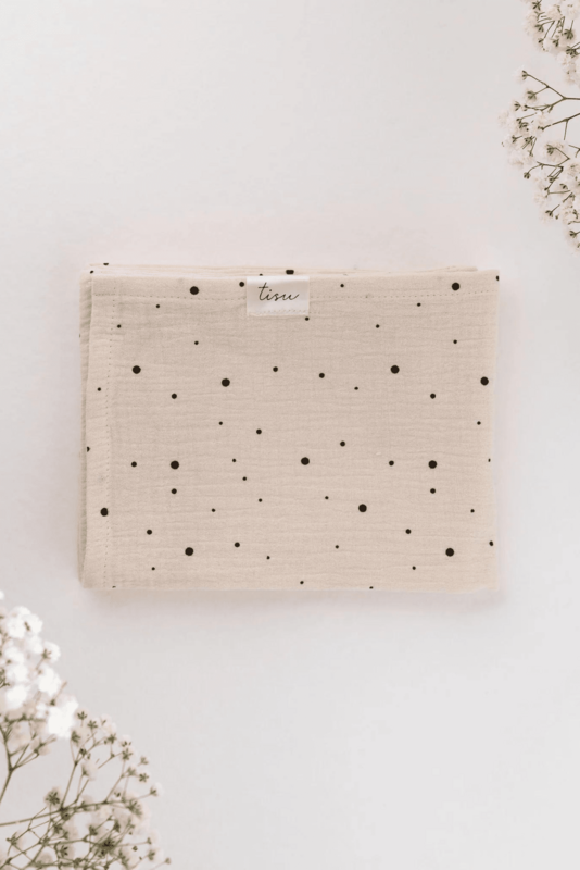 TISU Musselin, Cream Dot