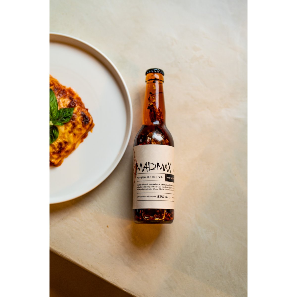 Madmax spicy olive oil 33cl