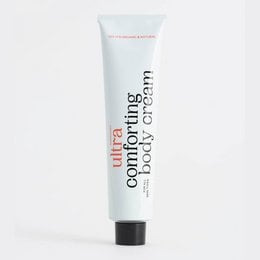 A soothing, moisturizing body cream with a light summer scent, packaged in a 200ml tube.