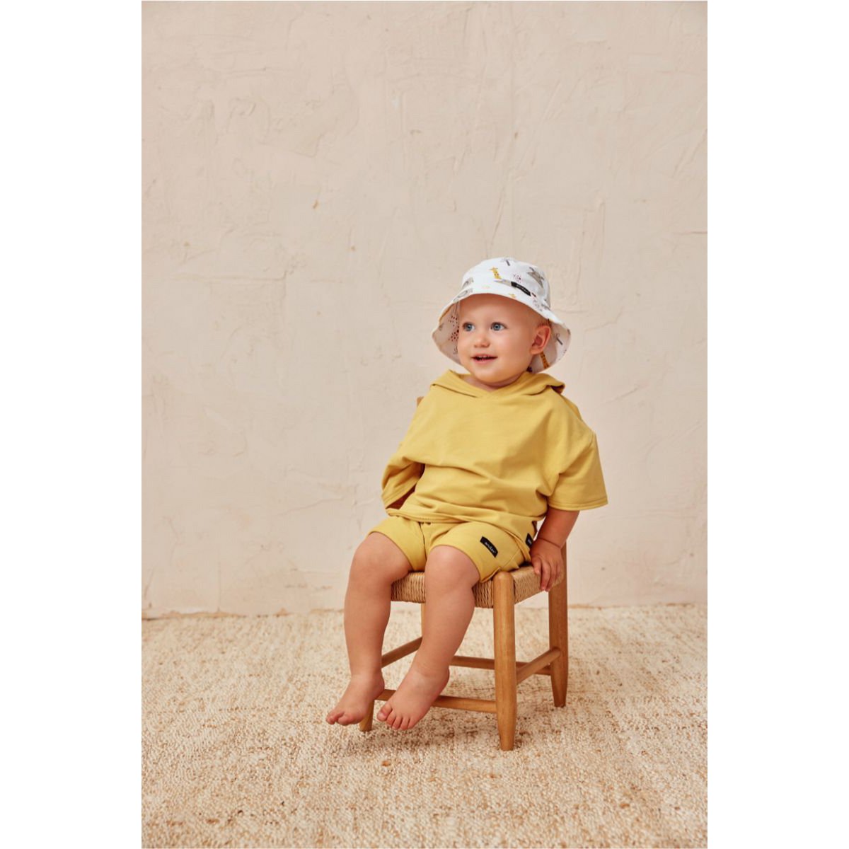 Children's hat Baby Zoo White