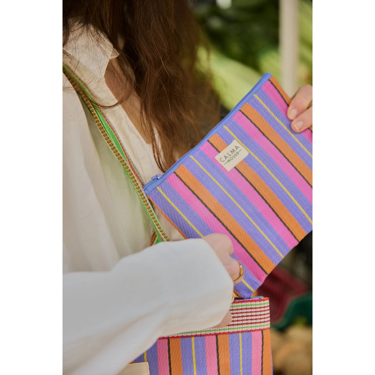 Trousse de toilette en PET recyclé lilas Berlin