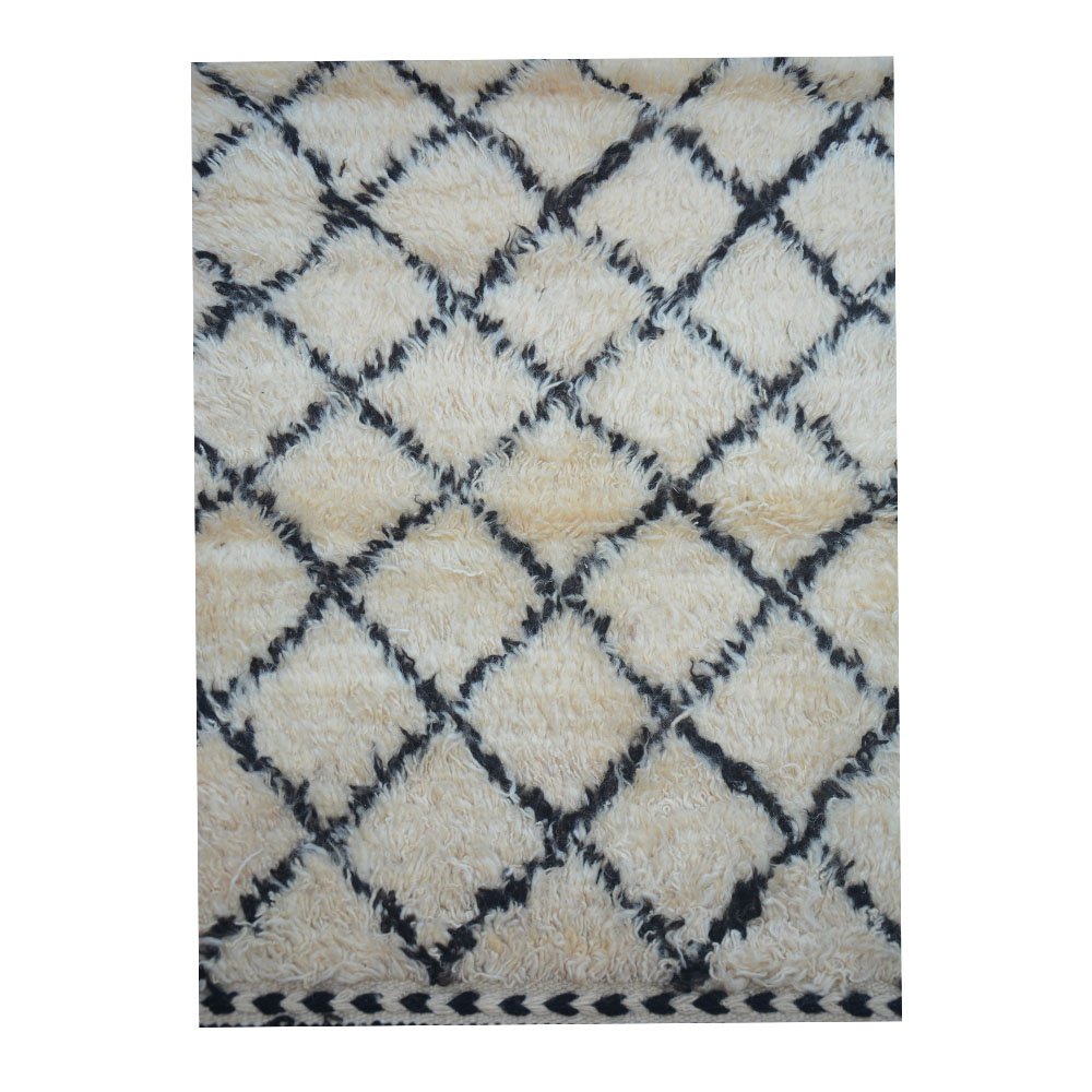 Berber Clay Ash Fluffy HandKnotted Soft Rug