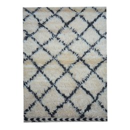 Berber Clay Ash Fluffy HandKnotted Soft Rug