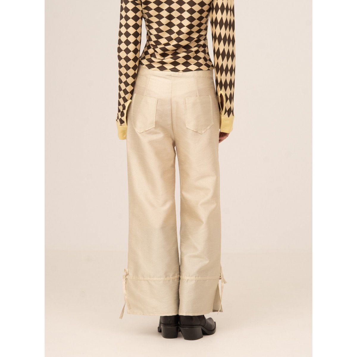 Clown Cream Sparkle Pants