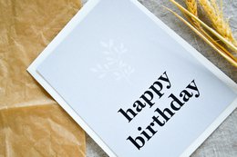 Cartolina "Buon compleanno"