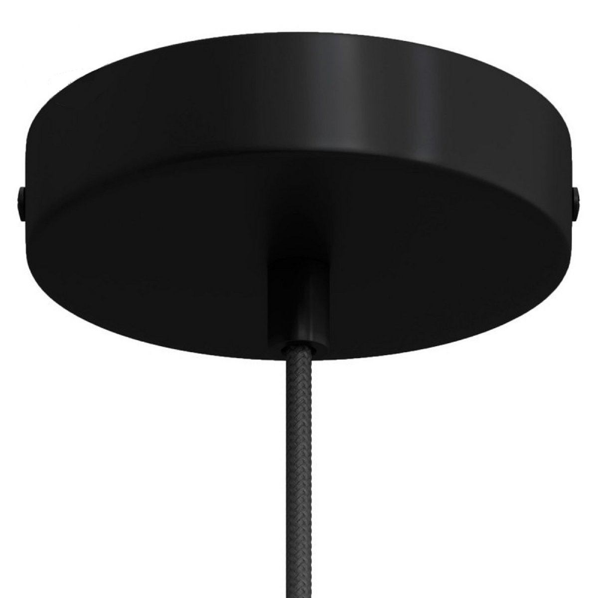 Lámpara colgante de madera de diseño D97cm SUNNY - juego de cables negro