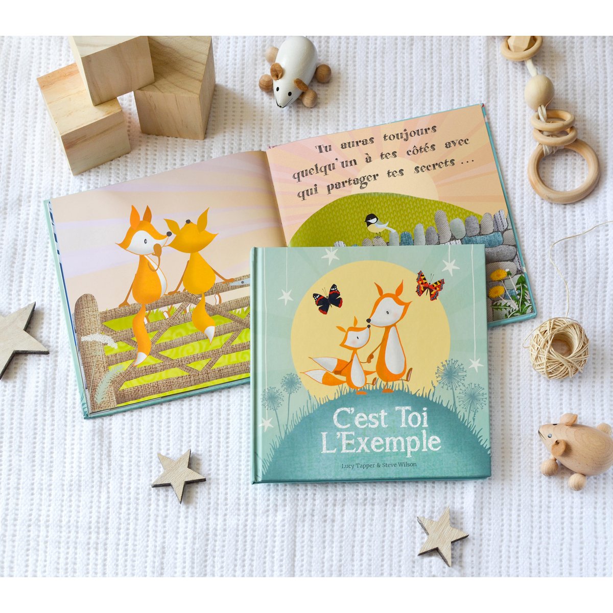 C'est Toi L'Exemple - Geschenk für den großen Bruder oder die große Schwester zur Geburt eines Babys
