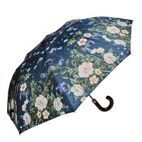 Paraplu - Blauwe Bloementuin JL