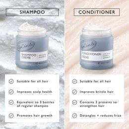 Vegan Natural Conditioner Crème - Plant Keratin + Panthenol