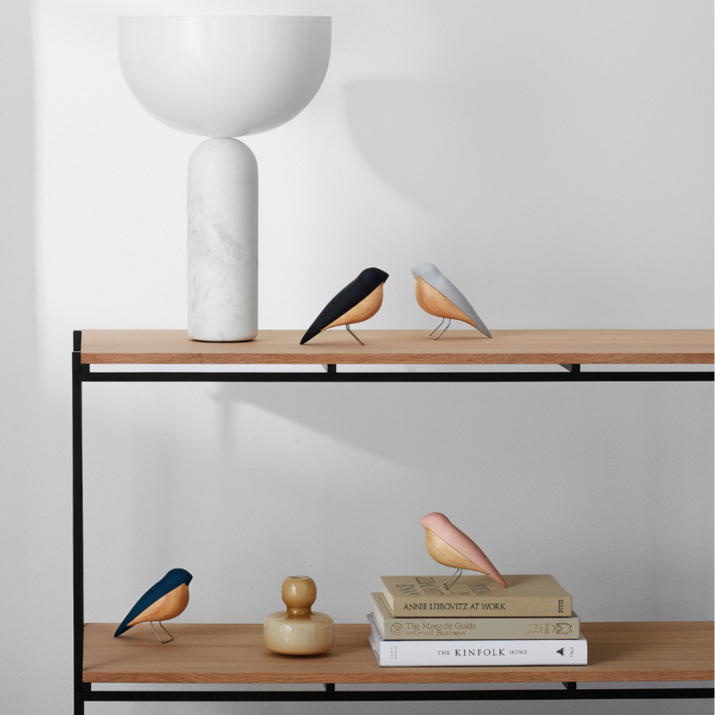 The Nightingale - Wooden Bird Animal Figure - Danish Design
