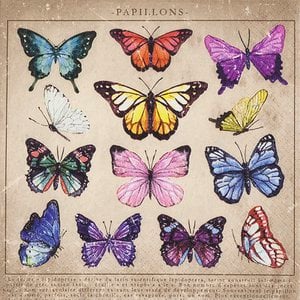 Servietten "Papillons"