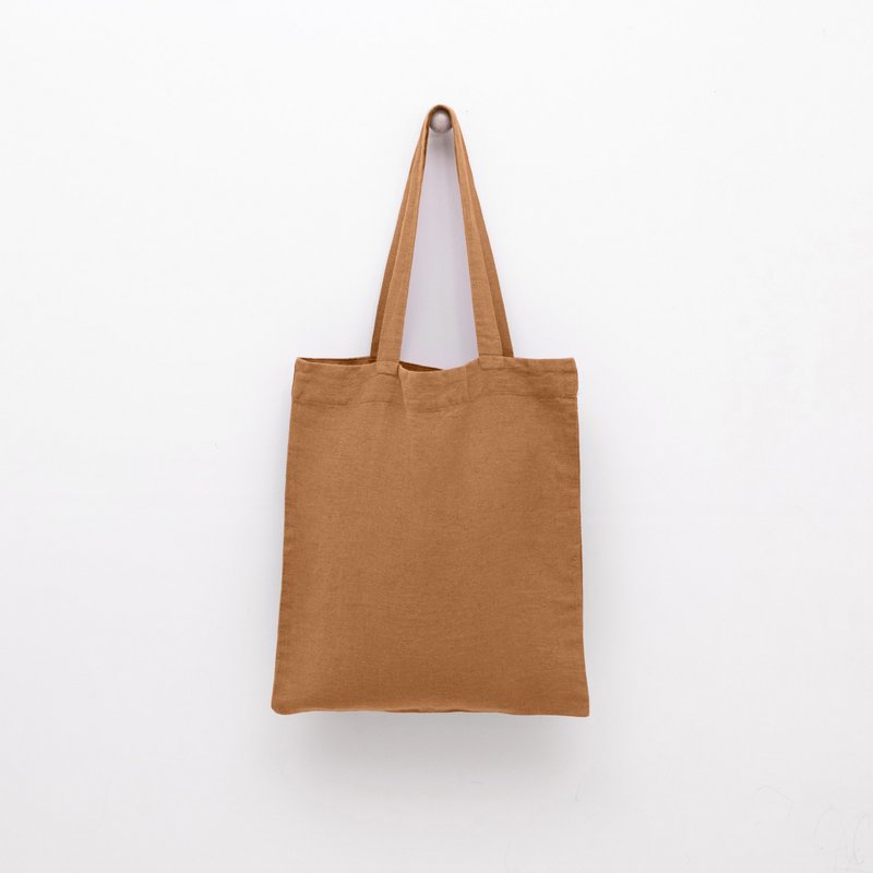 Clay Linen Tote Bag