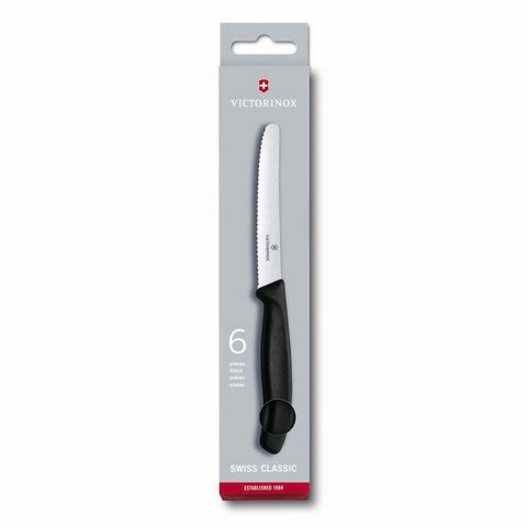 Victorinox Table knives serrated pack of 6.
