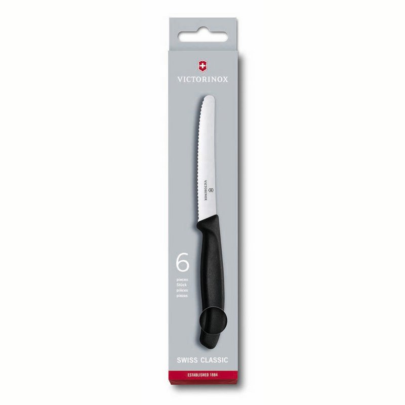 Victorinox Coltelli da tavola seghettati confezione da 6.