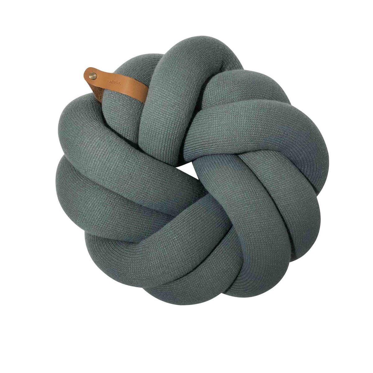 Knotenkissen Blossom, grey
