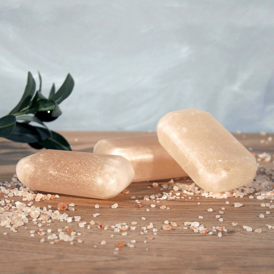 Savon au Sel de l'Himalaya Exfoliation Naturelle Purifiant Intense pour Peaux Mixtes et Grasses