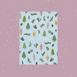 Tiny Ornaments Postcard (eco friendly)