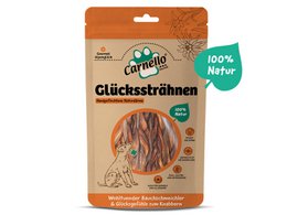 Dog snack Alpenglück lucky streaks, 5 pieces, 100% natural ingredients, made of braided beef tendons.
