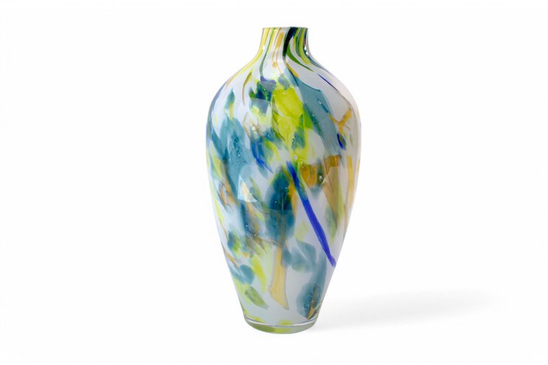 Vasekande "Monet Collection" - højde 28 cm - glas