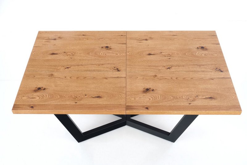 Hautvillers Extendable Dining Table Wood Color