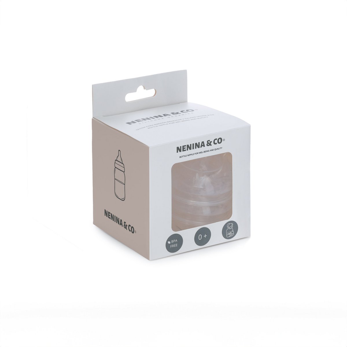 Nenina & Co Pack 4 Ersatzsauger mit variablem Durchfluss