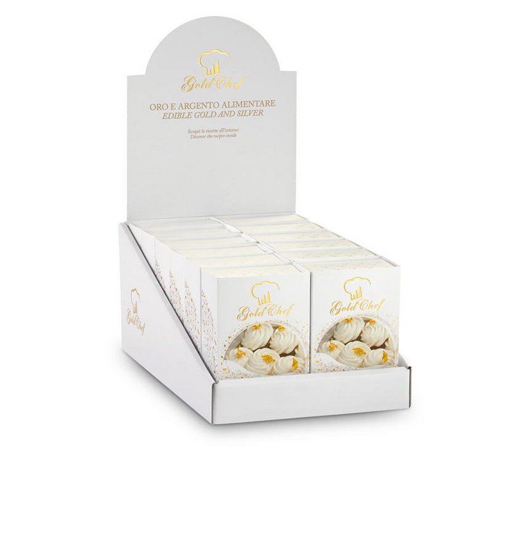 125mg Spiselige GULD FLAGER 23kt