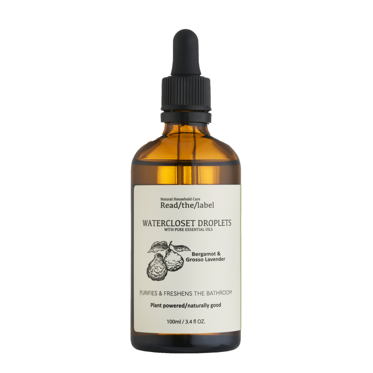 Bergamot en Grosso Lavendel Watercloset Druppels 100ml