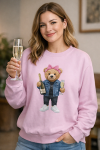 Prosecco Girl Bär Sweatshirt