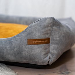 Cuccia per cani e gatti SoftColor - grigio chiaro/multicolore