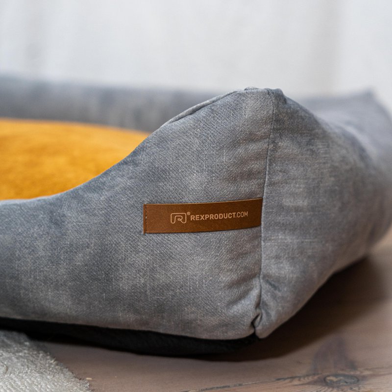 Cuccia per cani e gatti SoftColor - grigio chiaro/multicolore