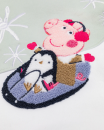 koaa – Peppa Wutz “Winter Time” – Jersey azul/blanco
