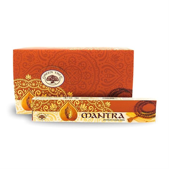 Green Tree Mantra Hand Rolled Natural Incense Sticks