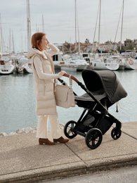 MIREM Graviditetstaske By Nenina & Co Grå + Gavepusletaske
