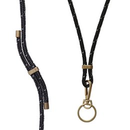 LANYARD SLEUTELHOUDER (ZWART REFLECT)