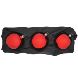 "Holy Christmas" - Bolas navideñas de 8 cm, rojo brillante
