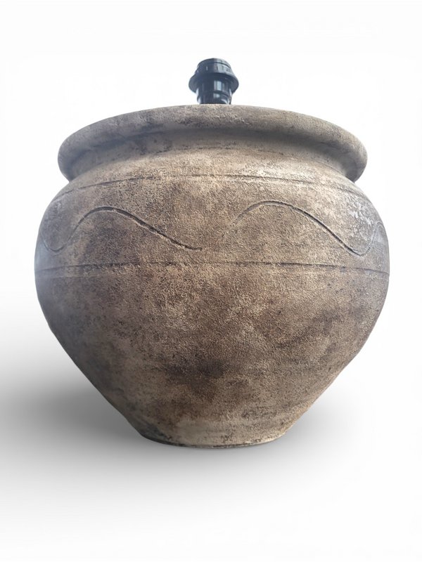 Terra Bruta - Håndlavet Terracotta Bordlampe - Håndlavet i portugal