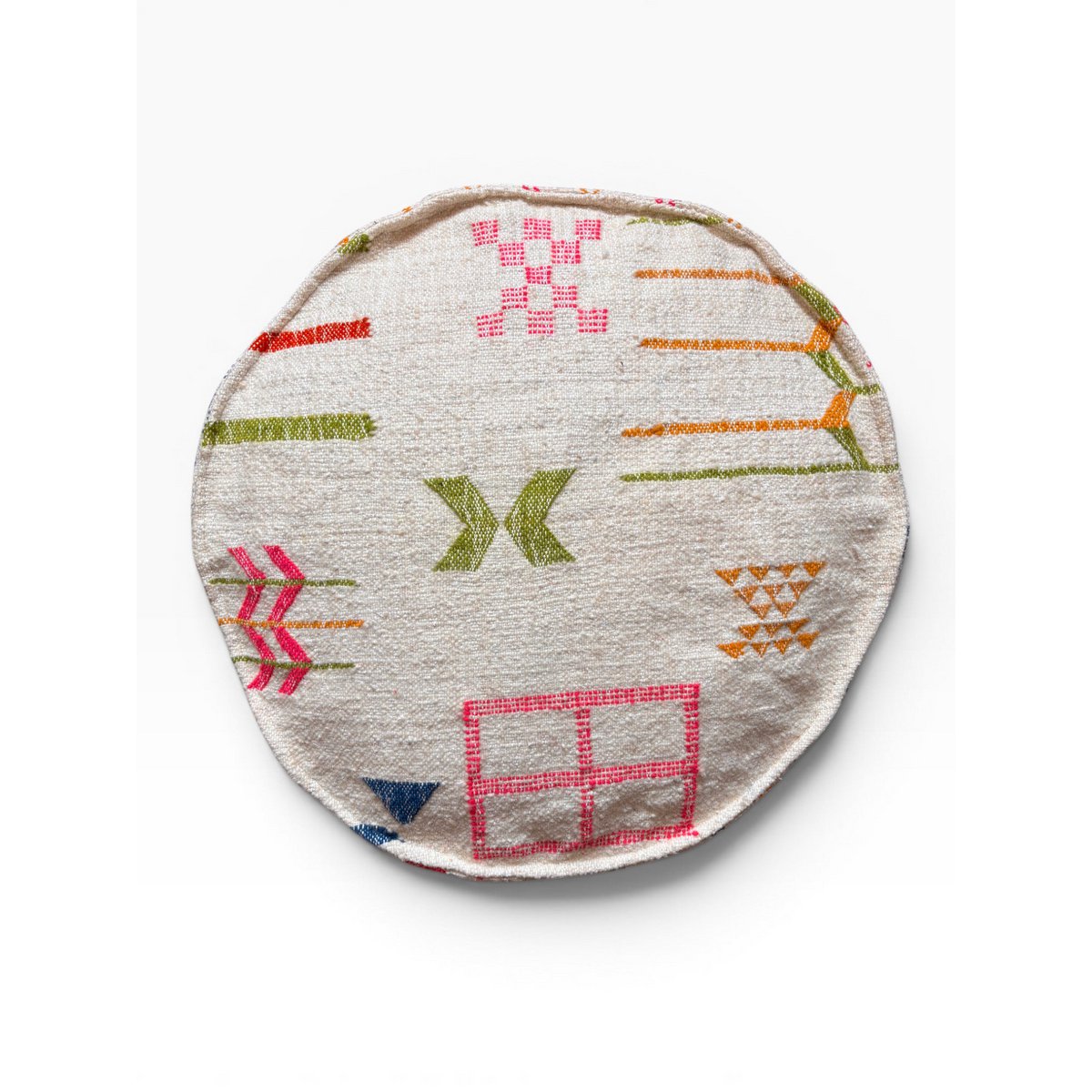 Coussin de sol - Ligne Colorée Ronde - Yalia