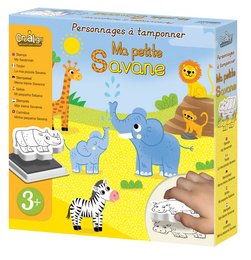 Zeichen zum Stempeln: Meine kleine Savanne