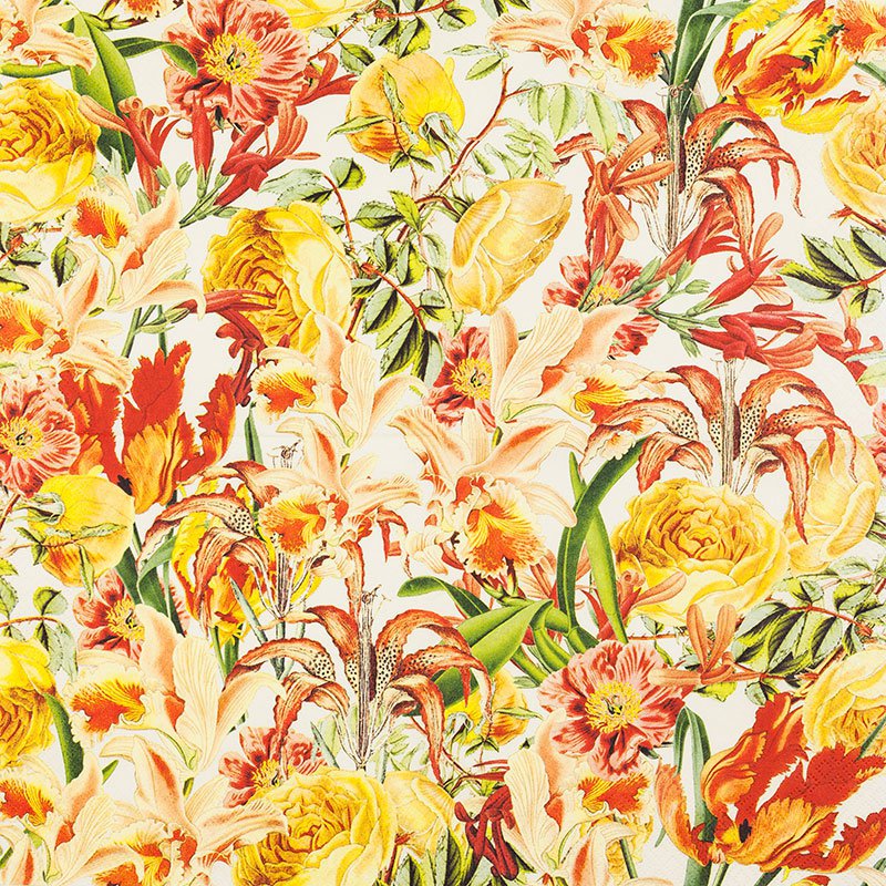 Lunch-Servietten levendige bloemen