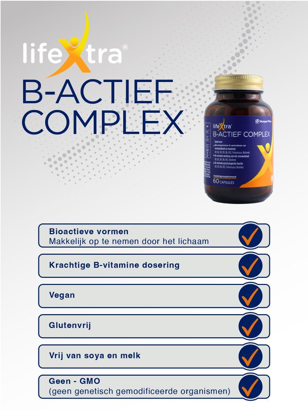 LifeXtra B-Active Complex | Vitamin B Complex Supplement