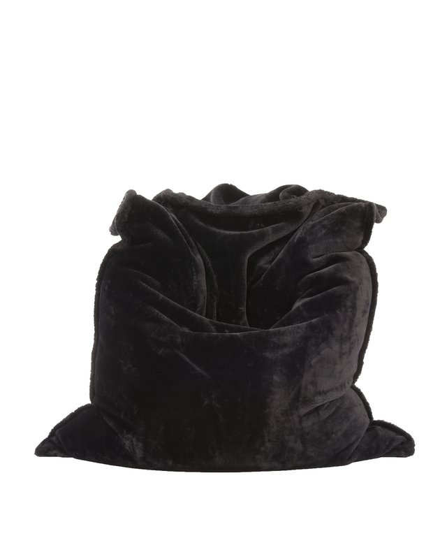 BEANBAG FOURRURE - noir nuit