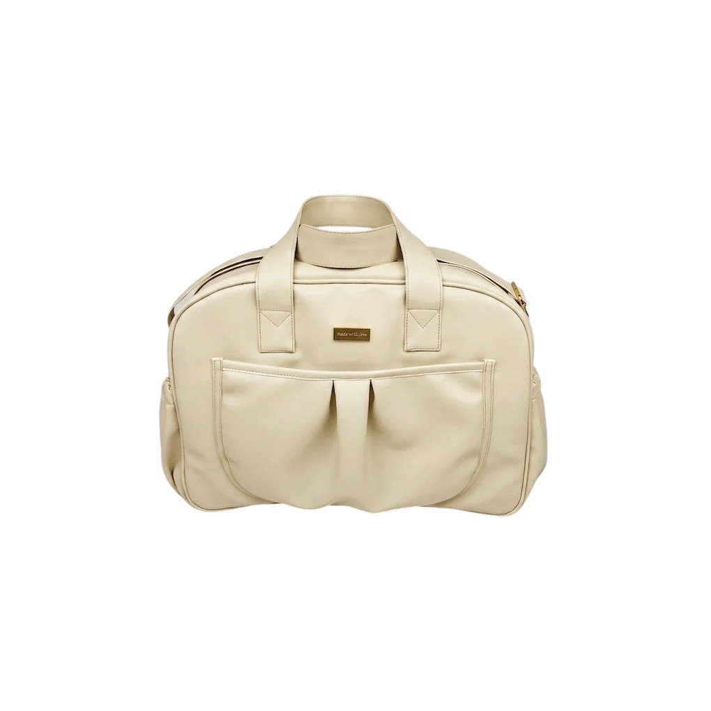 Spaziosa borsa premaman in ecopelle