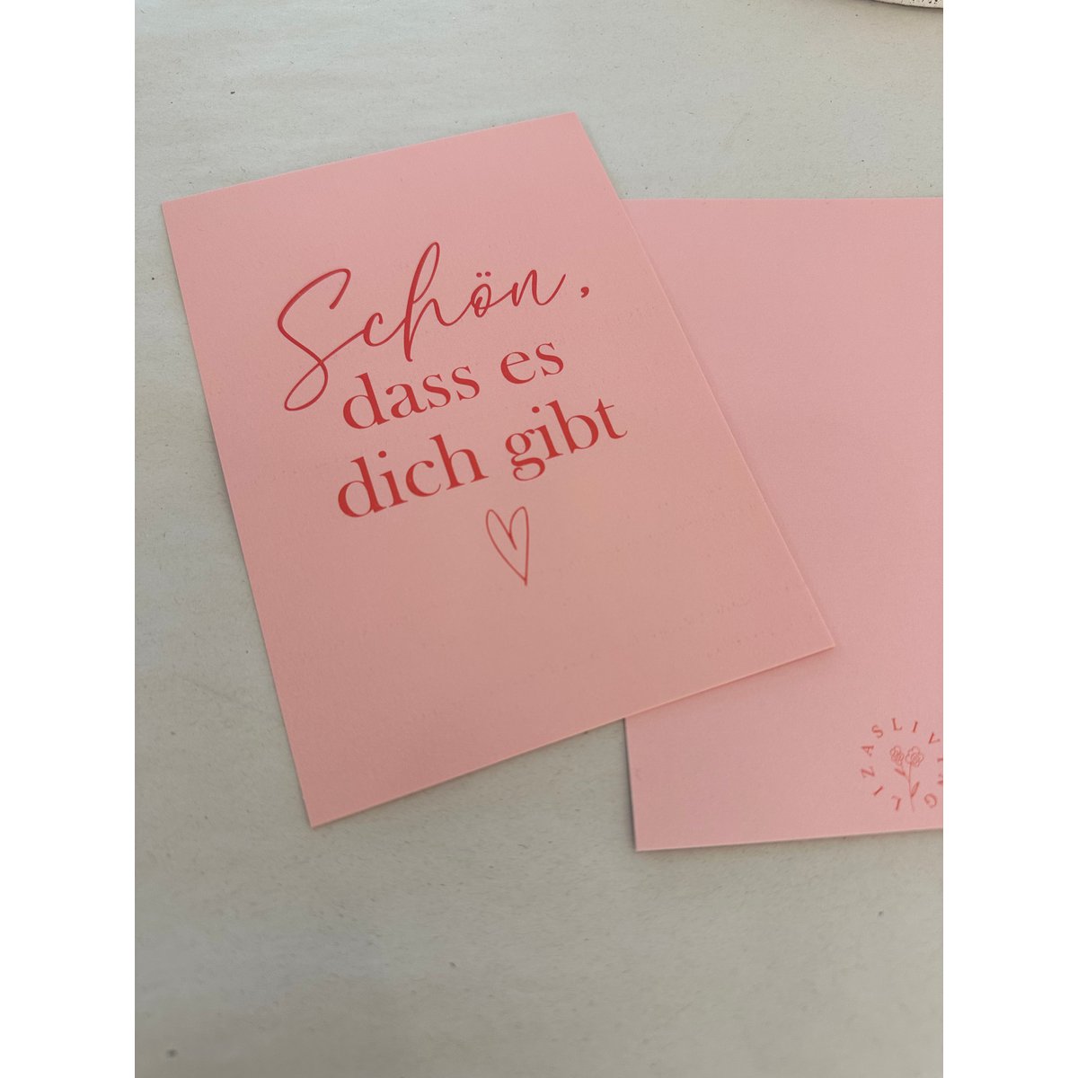 Ansichtkaart leuk dat je bestaat ♡