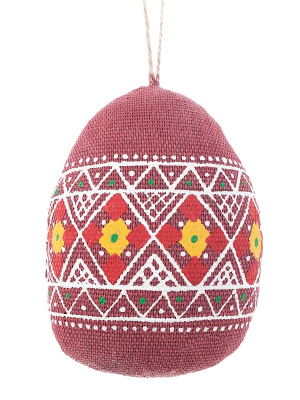 Uovo di Pasqua dipinto a mano (bordo)
